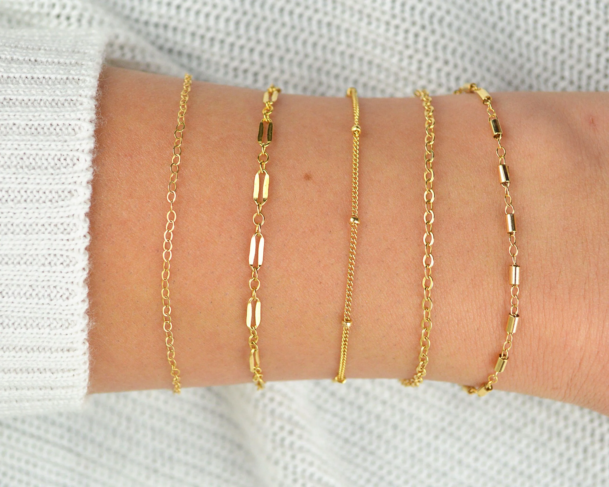 Dainty Gold Bracelets - Image 7