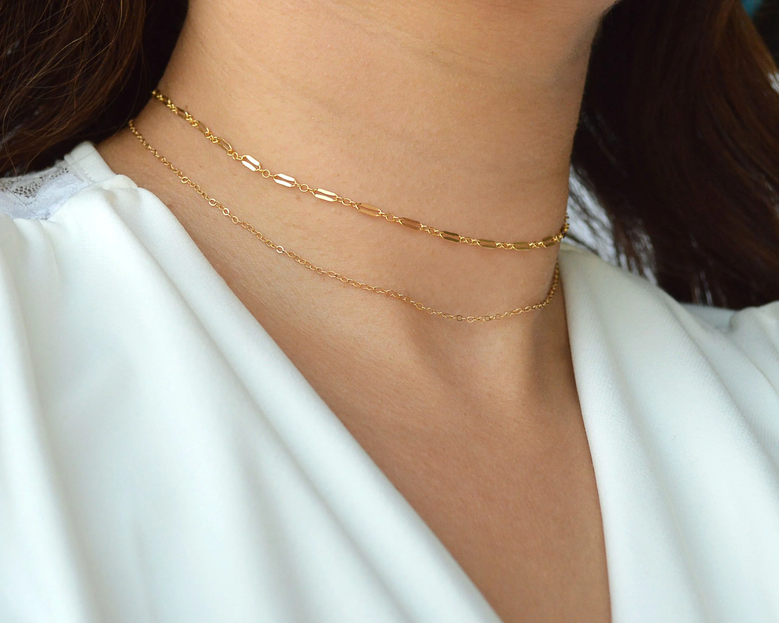 Gold Collar Necklace - Image 3
