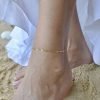 real-silver-anklet