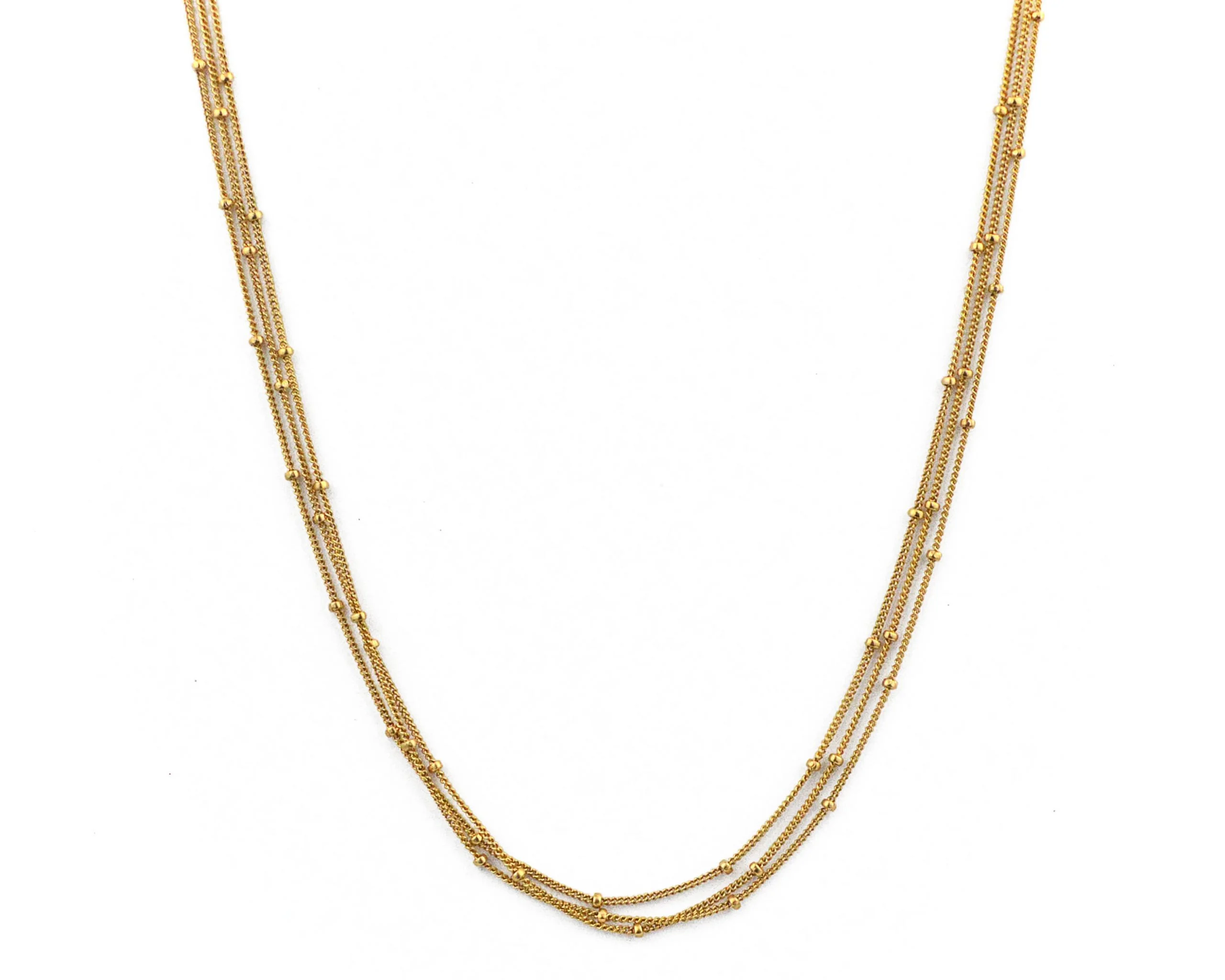 Layered Gold Chain Necklace - Image 8